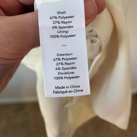 Cream Georgina Ruffle Dress. Perfect for bride or any date/party. - Picture 8 of 9